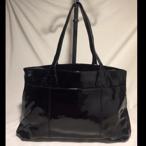 Sigrid Olsen patten leather tote